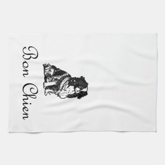  Bon Chien Good Dog Pet Theedoek (Horizontaal)