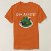 Bon eetlust dubieus eten van het wild t-shirt (Design voorkant)