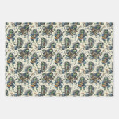 Bon Froggi Frog Rock Band Funny Gift Wrap Set Inpakpapier Vel (Voorkant 3)