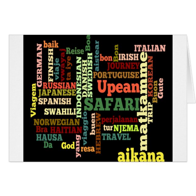 Bon Italiaanse Safari Hapanese Voyage (Voorkant Horizontaal)