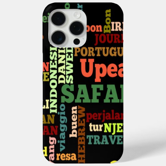 Bon Italiaanse Safari Hapanese Voyage Case-Mate iPhone Case (Achterkant)