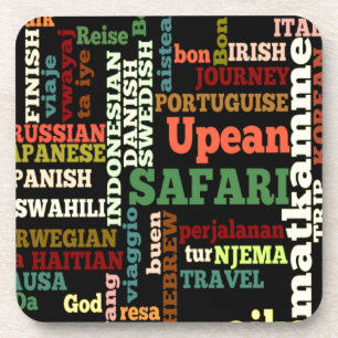 Bon Italiaanse Safari Hapanese Voyage Drankjes Onderzetter