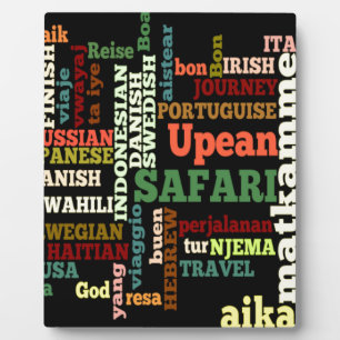 Bon Italiaanse Safari Hapanese Voyage Fotoplaat