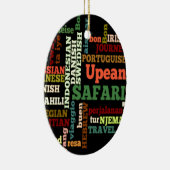 Bon Italiaanse Safari Hapanese Voyage Keramisch Ornament (Rechts)