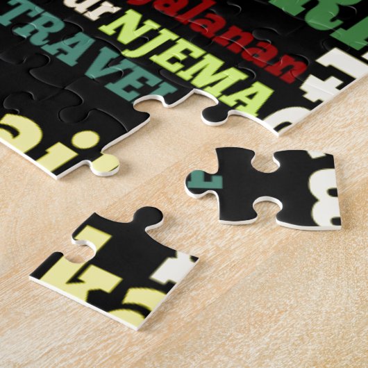 Bon Italiaanse Safari Hapanese Voyage Legpuzzel (Zijkant)