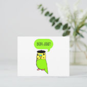 Bon Jour. Briefkaart (Staand voorkant)