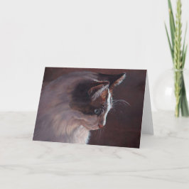 Bon Jovi Kat Origineel Cat Art Wenskaart Kaart