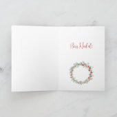 Bon Nadal, Catalaans kerstcadeaukaartje Feestdagen Kaart (Binnen)