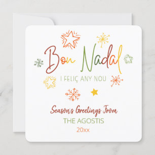 Bon Nadal i feliç any nou, Catalaanse kerst Kaart