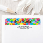 Bon Nadal Occitan Kerstmis handbeschilderde waterv Etiket (Insitu)