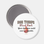 Bon Temps Bloedbank Magneet (Voorkant / Achterkant)