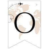 Bon Voyage Afstudeerder Adventure wereldkaart afst Vlaggetjes (Tweede vlag)