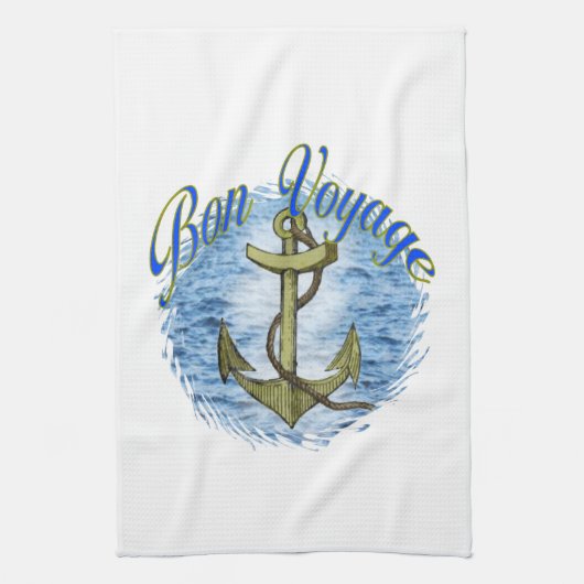 Bon Voyage American MoJo Kitchen Towel Theedoek (Verticaal)