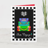 Bon Voyage Bagage wenskaart Kaart (Voorkant)