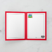 Bon Voyage Bagage wenskaart Kaart (Binnen)