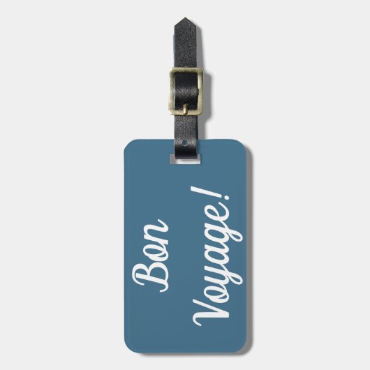 Bon Voyage Bagagelabel (Voorkant verticaal)