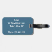 Bon Voyage Bagagelabel (Achterkant horizontaal)