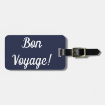 Bon Voyage Bagagelabel