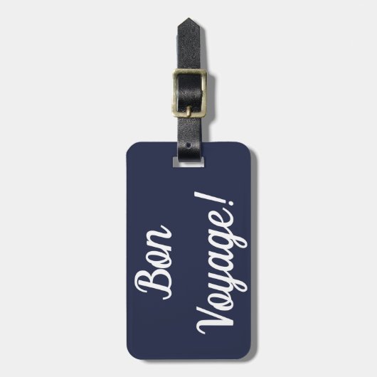 Bon Voyage Bagagelabel (Voorkant verticaal)