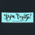 Bon Voyage Banner<br><div class="desc">Bon Voyage die het avontuur weggooit wacht op Poster van de banner</div>