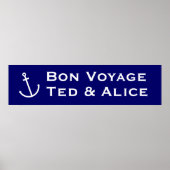 Bon Voyage Banner Poster (Voorkant)