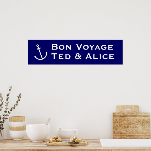 Bon Voyage Banner Poster (Keuken)