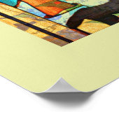 Bon Voyage Boat Cat Pilgrim Symbolist Poster (Hoek)