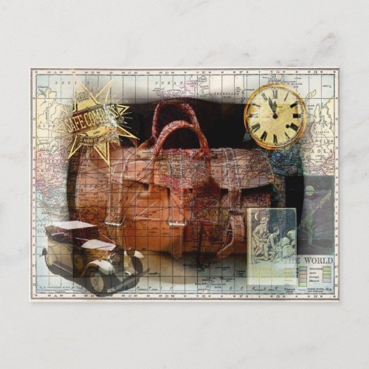 Bon Voyage Briefkaart (Voorkant)