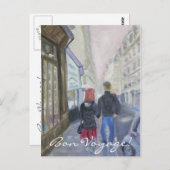 Bon Voyage Briefkaart (Voorkant / Achterkant)