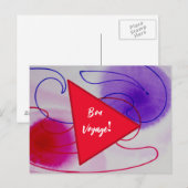 Bon Voyage Briefkaart (Voorkant / Achterkant)