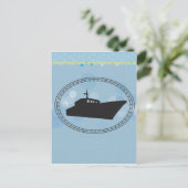 Bon Voyage Briefkaart (Staand voorkant)