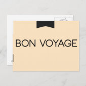 BON VOYAGE BRIEFKAART (Voorkant / Achterkant)