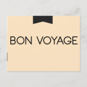 BON VOYAGE BRIEFKAART (Voorkant)