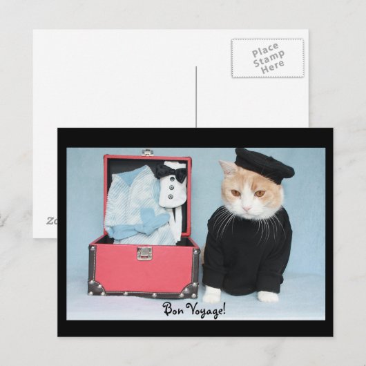 Bon Voyage! Briefkaart (Voorkant / Achterkant)