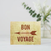 Bon Voyage Briefkaart (Staand voorkant)