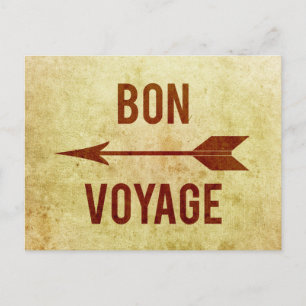 Bon Voyage Briefkaart