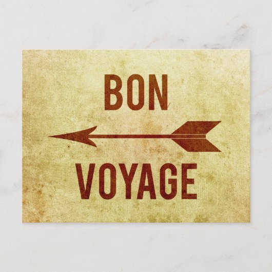 Bon Voyage Briefkaart (Voorkant)