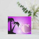 Bon Voyage Briefkaart (Staand voorkant)