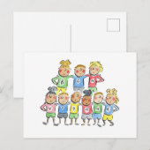 Bon Voyage Briefkaart (Voorkant / Achterkant)