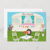 Bon Voyage Briefkaart (Voorkant / Achterkant)