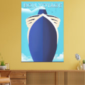 Bon Voyage Canvas Afdruk (Insitu (Woonkamer))