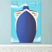 Bon Voyage Canvas Afdruk (Insitu (Houten vloer))