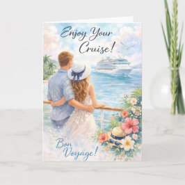 Bon Voyage Card – Enjoy Your Cruise Card Kaart