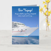 Bon Voyage Cruise Kaart (Gele Bloem)