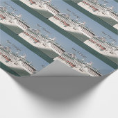 Bon Voyage: cruiseschip 2 Cadeaupapier (Hoek)
