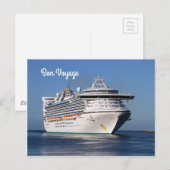 Bon Voyage: cruiseschip Golden Princess Briefkaart (Voorkant / Achterkant)
