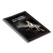 Bon Voyage! Cute female. Happy space Notitieboek (Rechterzijde)