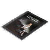 Bon Voyage! Cute female. Happy space Notitieboek (Linkerzijde)