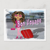 Bon Voyage Diva Briefkaart (Voorkant)