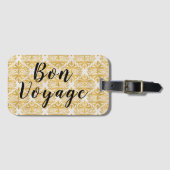 Bon Voyage Elegant Bagagelabel (Voorkant (horizontaal))